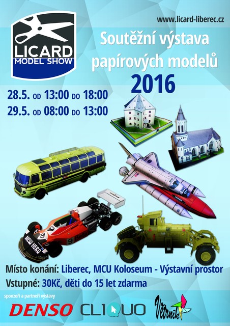 Licard Model Show 2016 - Info II.